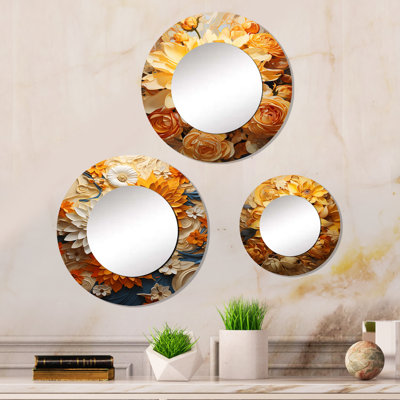 Kashum Metal Round Mirror