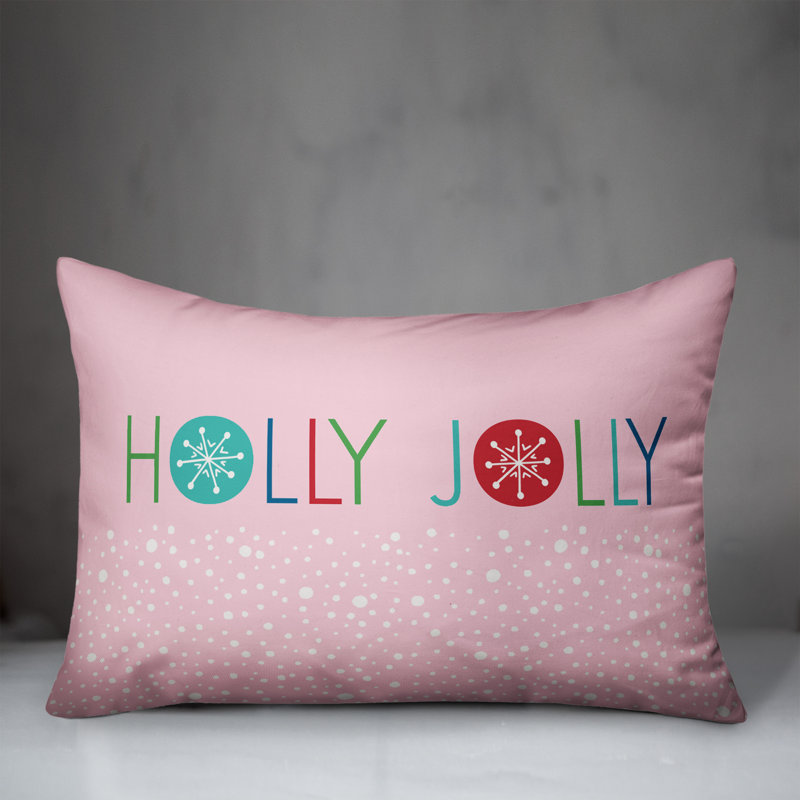  Coussin Holly Jolly, Housse de coussin seulement - sans coussin