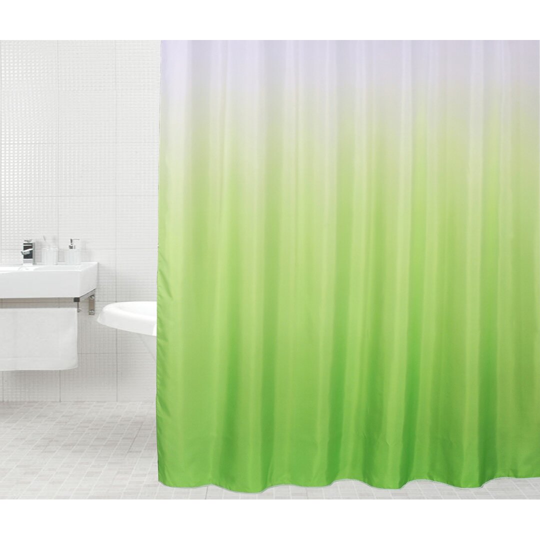 Magic Polyester Shower Curtain green