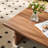 47" Modern Minimalist Split Brown Coffee Table, Rectangular Wood Center Table for Living Room-1760105988-1763415705