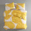 Vesi Unikko Cotton Yellow/Beige Duvet Cover Set-571043973
