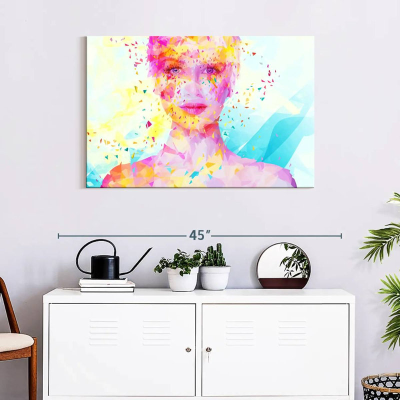 Leisha Turquoise, 24" H x 36" W