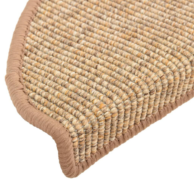 Mccormack Non-Slip Stair Tread, Light Brown, 21cm x 65cm