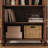 Burly 72.8" Tall Wood Arched Bookcase With Adjustable Shelves & Led Lights, Glass Doors-695129575