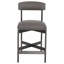 Upholstered Stool with Metal Frame-256559698