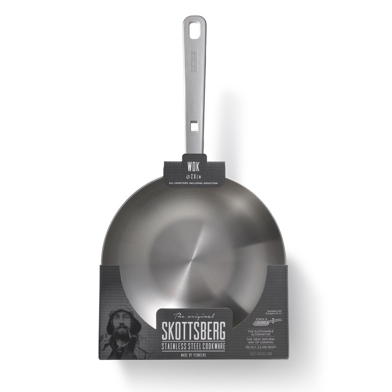 Acier inoxydable Skottsberg Wok