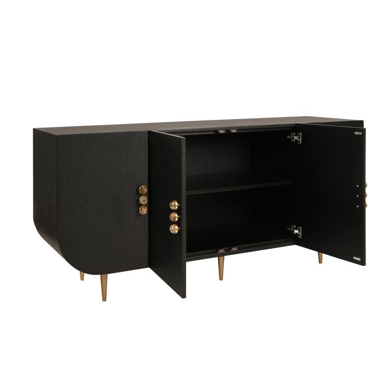 72'' W Sideboard, Black