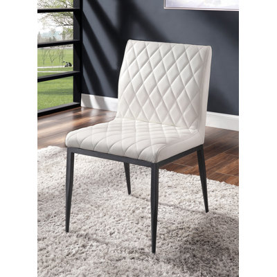 Annandale Upholstered Side Chair in Ivory