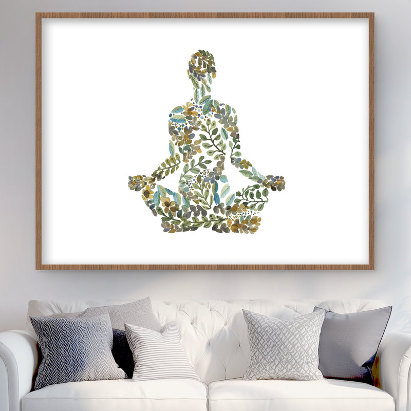 Zen Attitude - Hygge Living Room, H 48 po x l 36 po, Brun