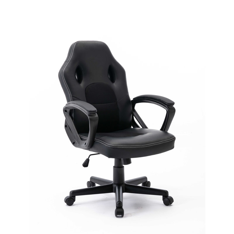 Fauteuil de jeu PC et de course, Noir