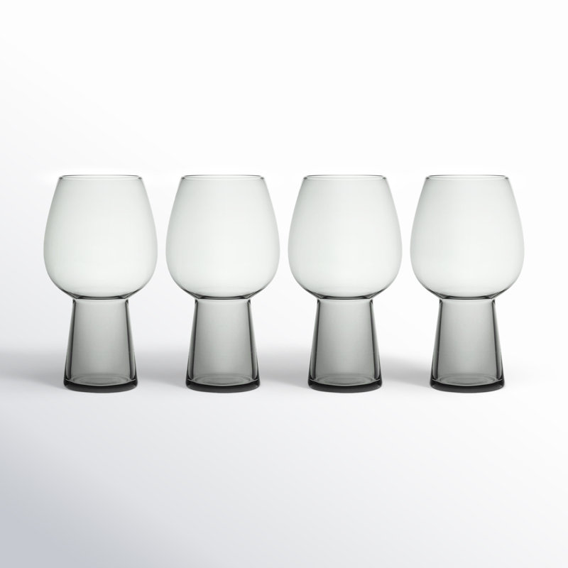 Phoebe 19 oz. Beer Goblets, Smoke