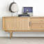 Crédence de rangement vintage en bois massif l 78,7 po-101302202-111700530