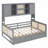 Wooden Daybed With 2 Drawers, And All-In-One Cabinet And Shelf-597141482-597141481