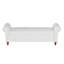 Banc de lit 63 po en tissu blanc crème-1771817440