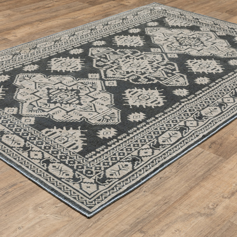 Reffett Oriental Indoor Rug, Rectangle 9'10" x 12'10"