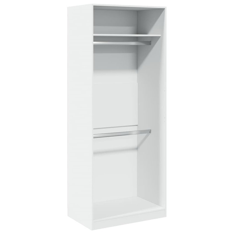 Artressia Manufactured Wood Wardrobe, 80 x 50 x 200 cm, White