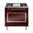 Burgundy/Brass
