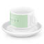 Ensemble de 2 tasses à espresso style années 50-136169713