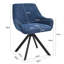 Gefjun 46cm H Upholstered Metal Armchair-1560522141