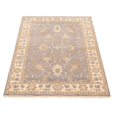 Royal Oushak Grey Rug 4'0" x 5'11"