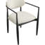 Chaise de salle à manger rembourrée en tissu Riccio Performance-790394333-790394341