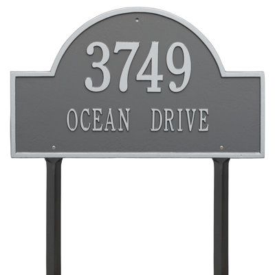 2-Line Lawn Address Sign