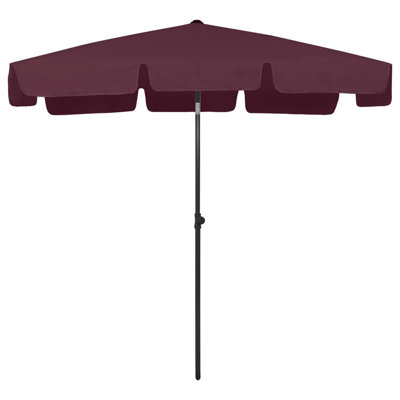 Dinuba 70.9" x 49.21" Rectangular Beach Umbrella