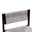 Ensemble de 2 tabourets de bar gris tissés à la main avec tabouret à hauteur de comptoir et tabouret en corde de papier tissé pour la cuisine, la maison et le bureau-608115638