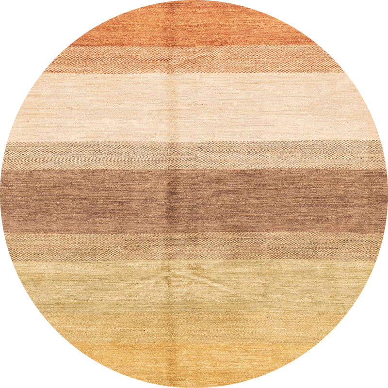 Abstract Indoor Rug, Round 7'