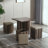 4 - Person Pedestal Dining Set-1254181018
