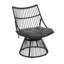 Charming Wicker Chair And Side Table Set For Relaxing Outdoors