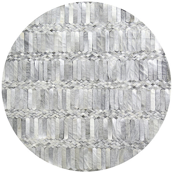 Tapis Largo rond - gris naturel, Rond 6 pi 6 po