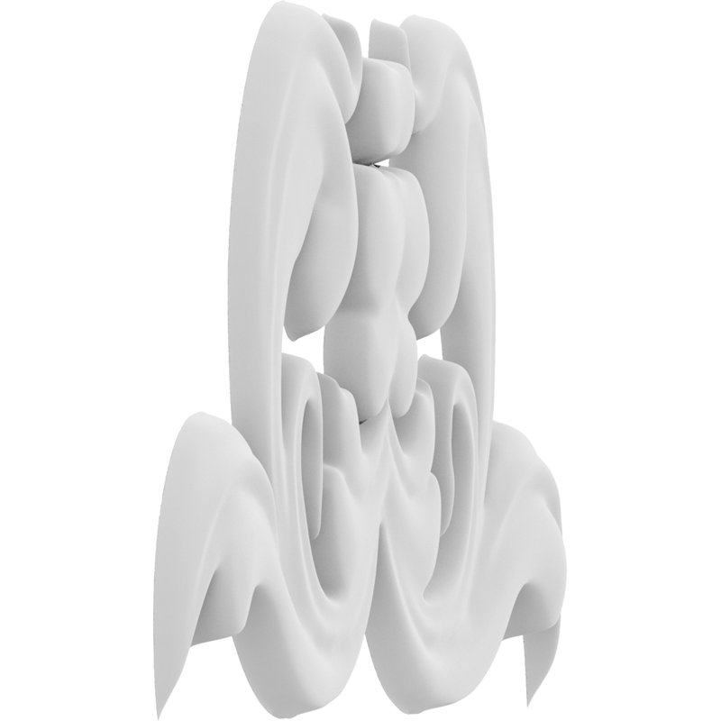 Rosette cheviot, H 5 po x l 3,75 po x P 0,63 po