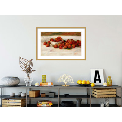 «Strawberries» par Pierre-Auguste Renoir, impression giclée encadrée