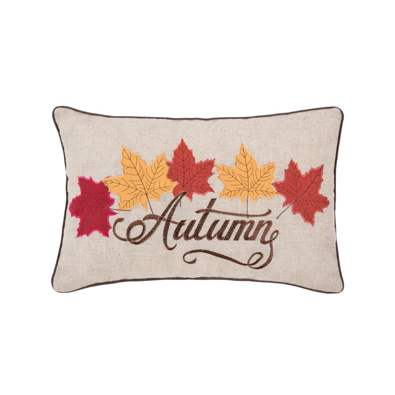 14" x 22" Autumn Leaves Throw Pillow