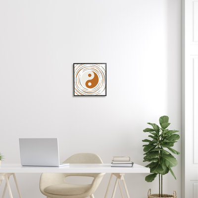 " Yin Yang Taijitu Symbol Spiritual Circular Stripes "
