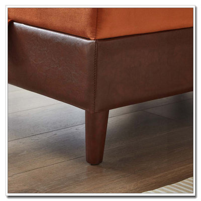65" Storage Chaise Lounge chair