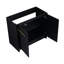 36" Bathroom Cabinet - Black Chestnut Freestanding, Space Optimizer Freestanding 36 Inch Vanity Chestnut, Clean Lines