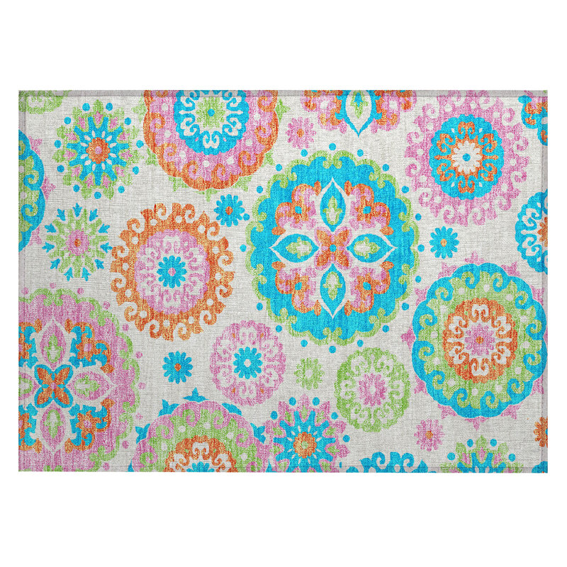  Ferrand Non-Slip Indoor / Outdoor Door Mat, Rectangle 1'8" x 2'6"