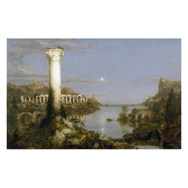 The Course of Empire - Desolation by Thomas Cole - Giclee Print, 22" H x 28" W