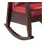 Chaise berçante rembourrée Dondee-2102729568