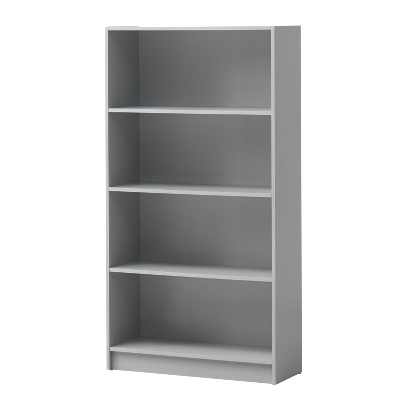 Morgan 150cm H x 80cm W Standard Bookcase, Light Grey
