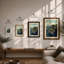 Seabird Cliff Coastal - Framed Print-1756157467-1756157460