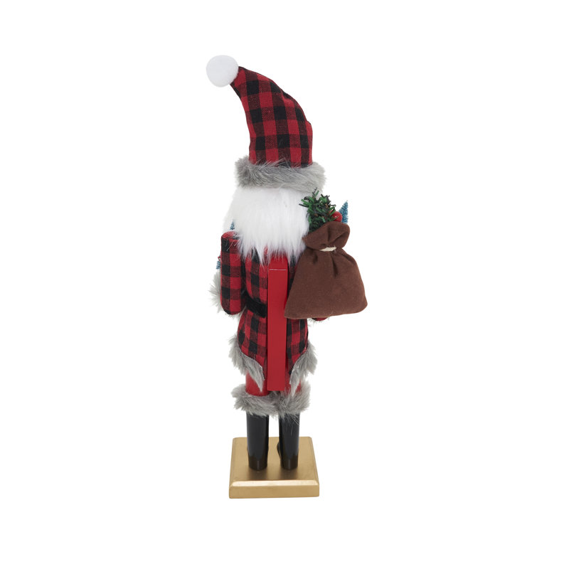 Figurine de père Noël traditionnel casse-noisette