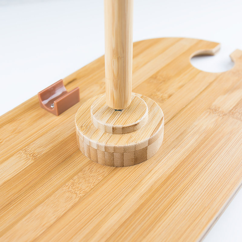 Renner Solid Wood Floor Wine Glass Rack in Bamboo
