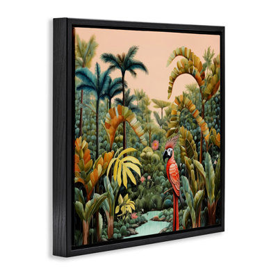 Parrot in Tropical Vegetation