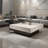 Italian light luxury square stone coffee table-122904076