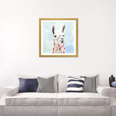 Watercolor Llama I par Victoria Borges - reproduction d'art