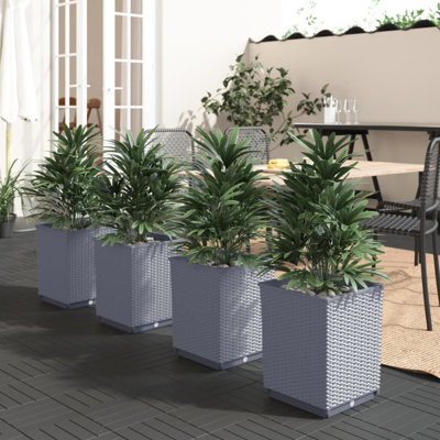Jardinière surélevée en polypropylène 2 / 4x