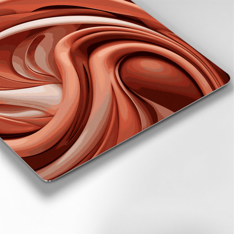 «Biomorphic Abstraction 11», art mural en métal brun, H 20 po x l 24 po